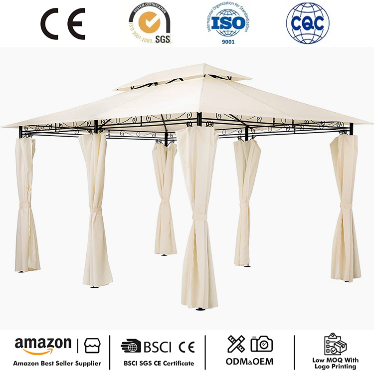 Pavillon de gazebo de jardin 10'x13'