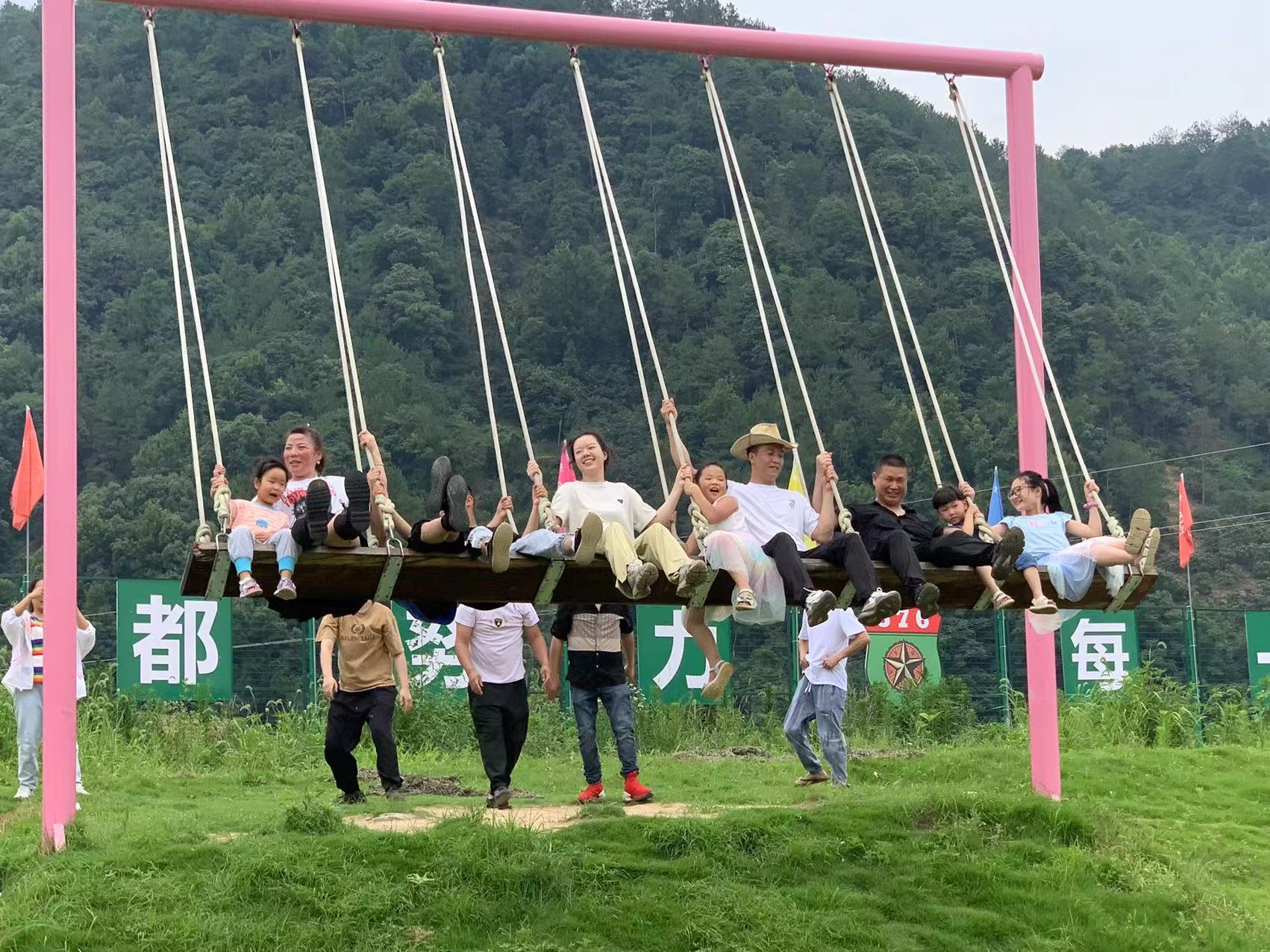 Activités de camping en plein air en entreprise
