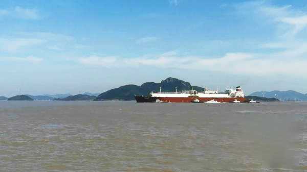Ningbo a reçu 50,9 milliards de mètres carrés de gaz naturel avec l'arrivée de son 500e méthanier