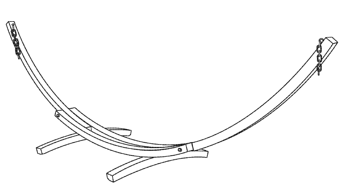Instructions d'assemblage du support de hamac à arc en bois