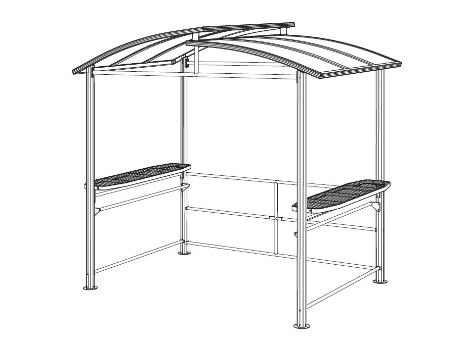 Comment installer un gazebo pour barbecue 8 pi x 5 pi Hardtop Instructions