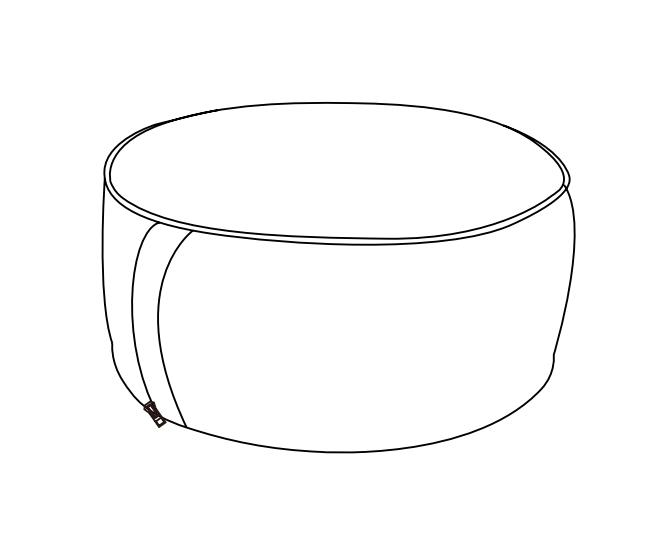 Instructions de montage du pouf gonflable