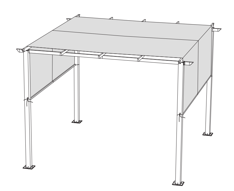 Guides de produit Pergola plate 10'x10 '