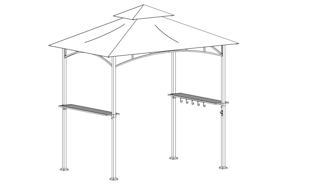 Instructions d'installation de gazebo en acier Grill