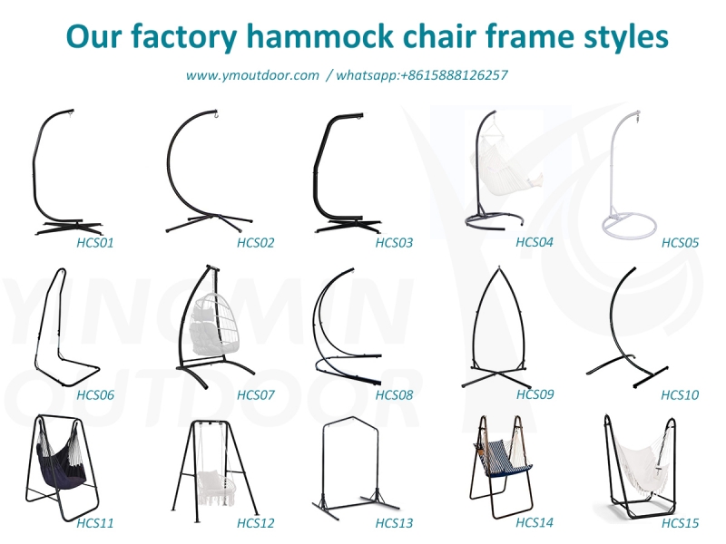Style de support de chaise hamac en cours de production