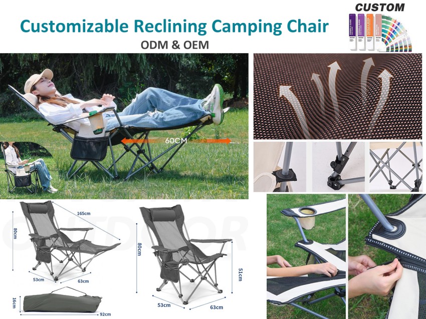Avez-vous une chaise pliante qui peut s'allonger ?
