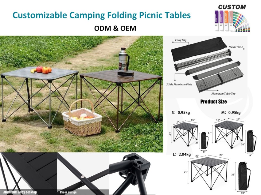 Ceci est une table de camping pour de superbes activités de plein airï¼