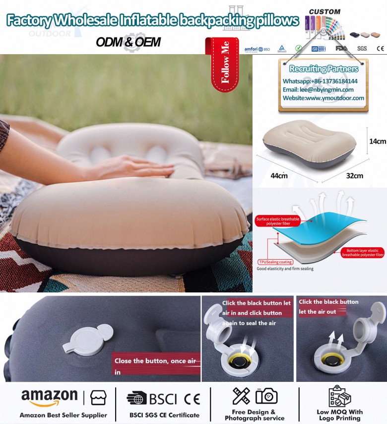 Superbe oreiller de camping compact !