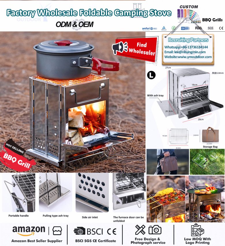 Réchaud de camping compact