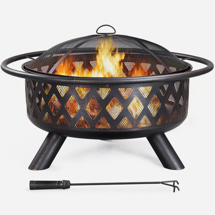 36 '' Pit de feu en fer à l'extérieur