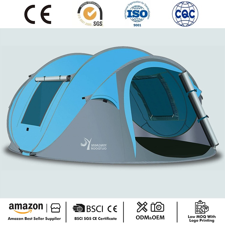 Tente de camping instantanée pour 4 personnes