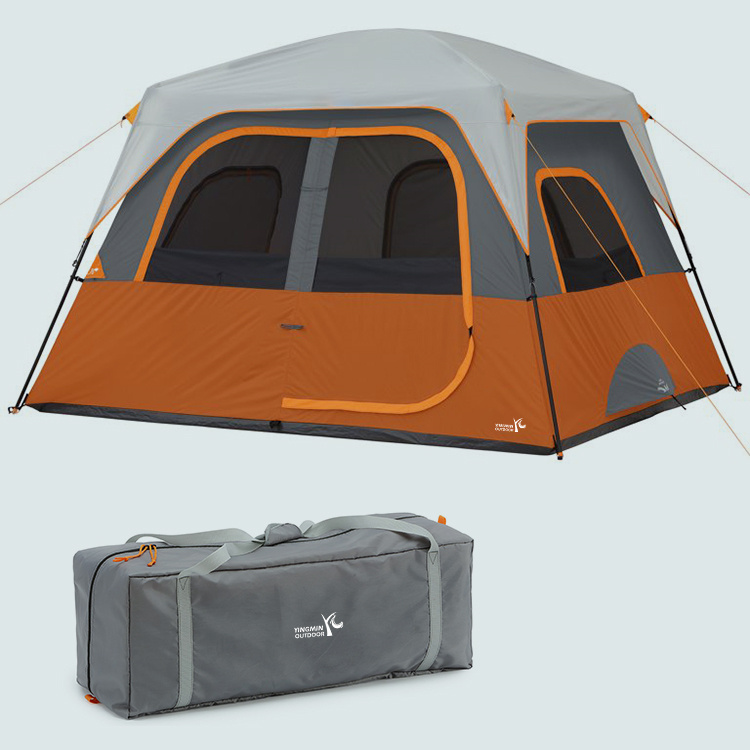 Tente de camping à double pont pour 6 personnes