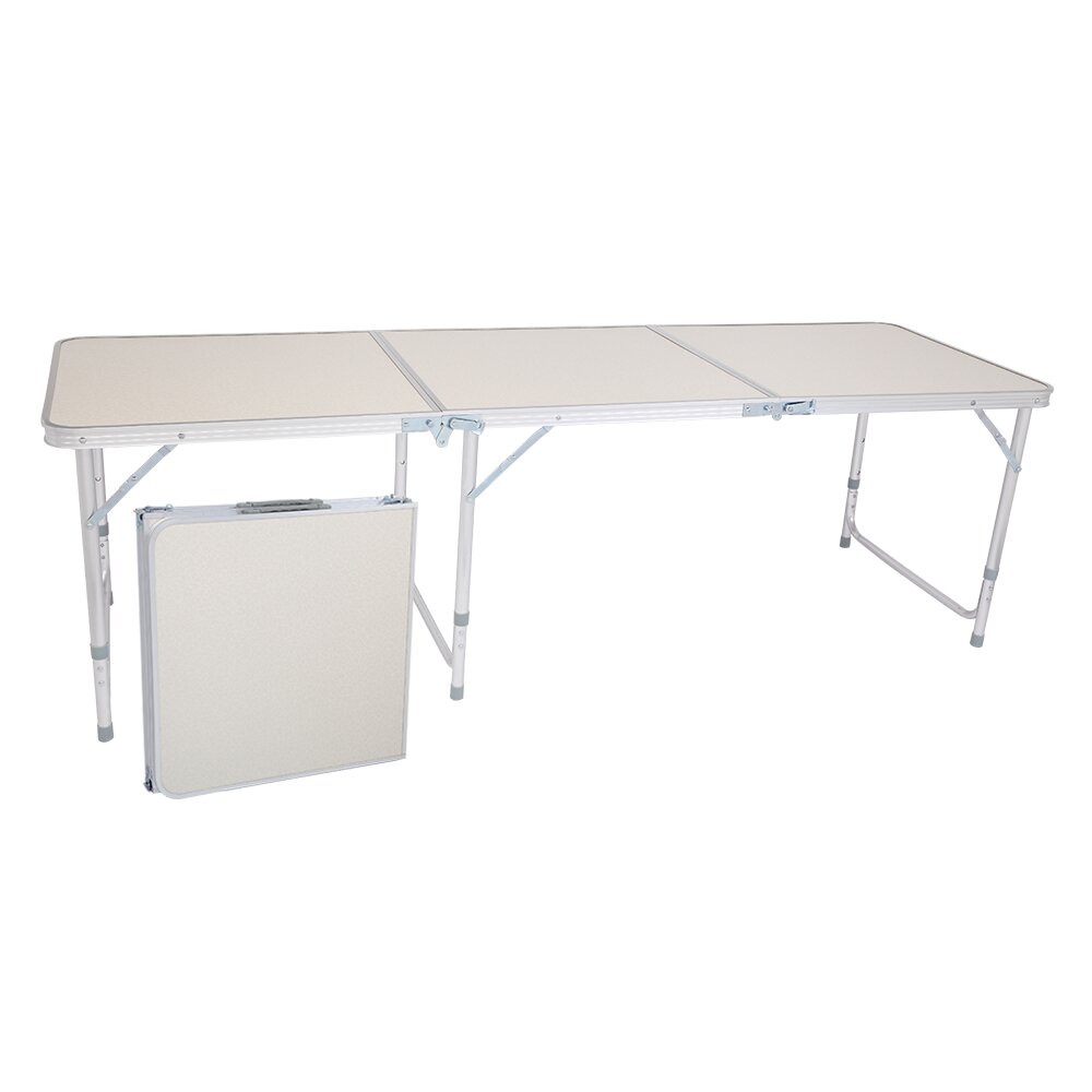 Table pliante de camping en aluminium de 8 pieds