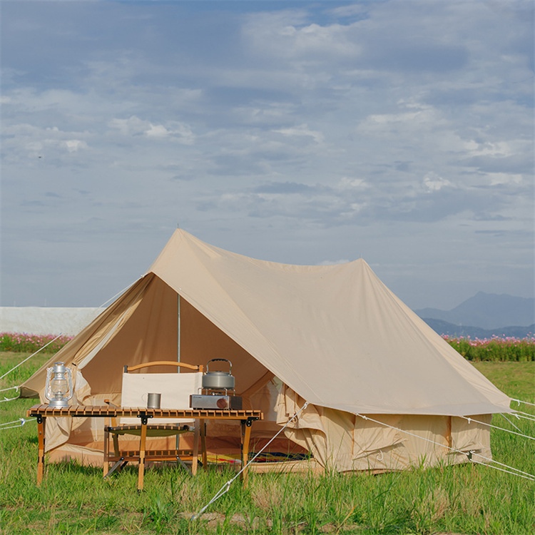 Tente à cloche de cabine de toile de camping