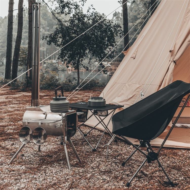 Poêle à bois de chauffage de camping