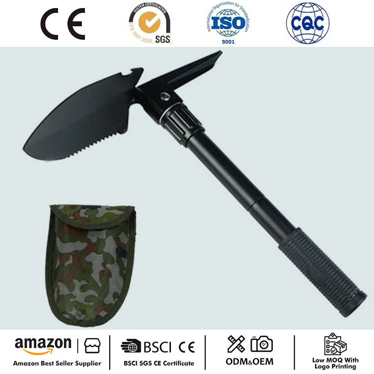 Pelle de survie multifonctionnelle pour camping