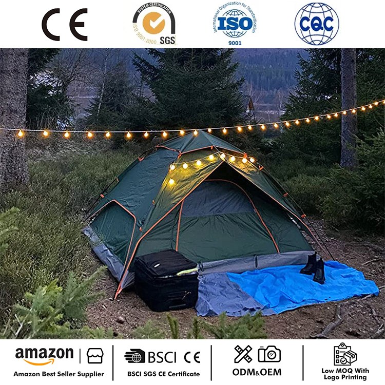 Tente de camping automatique étanche pour 3 personnes