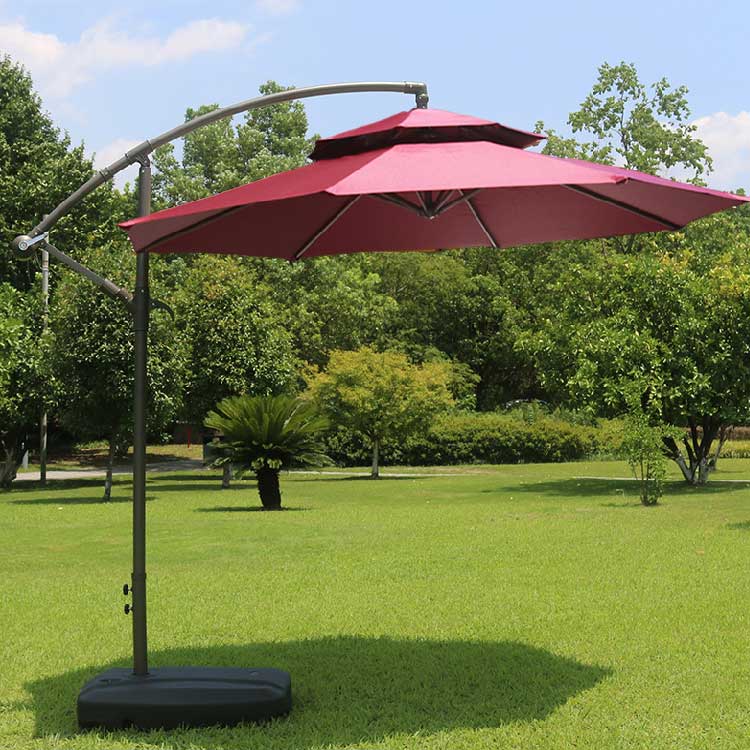 Parasol de patio en porte-à-faux