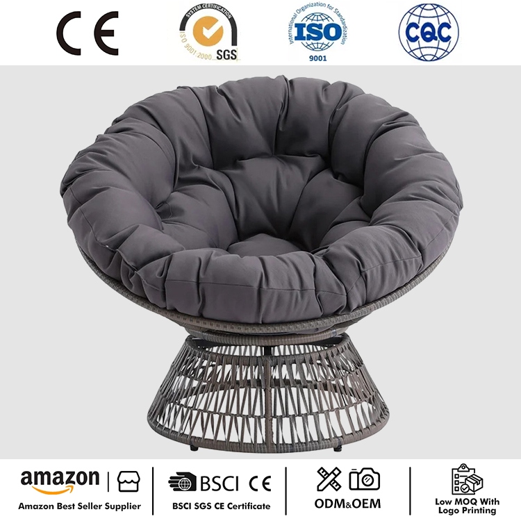 Chaise Papasan pivotante élégante