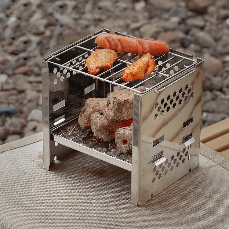 Brûleur de poêle pour barbecue de camping