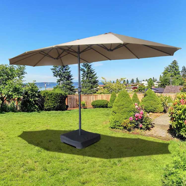 Parasol de patio double face