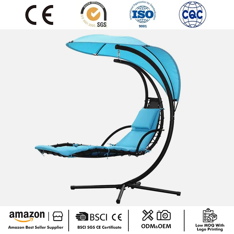 Chaise longue flottante suspendue