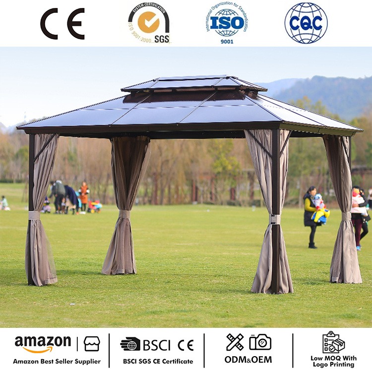 Cauvet extérieur de gazebo à hardtop
