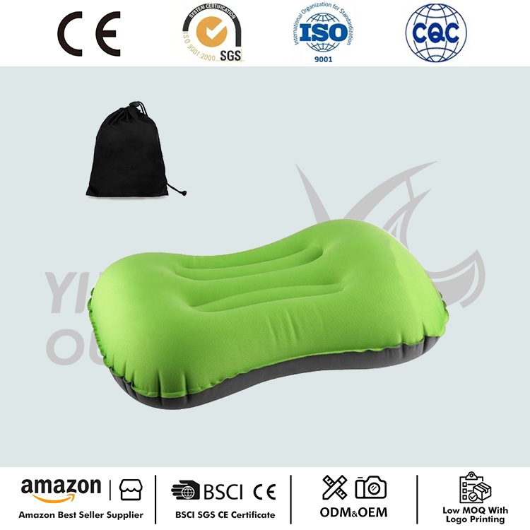 Oreiller gonflable de voyage de camping