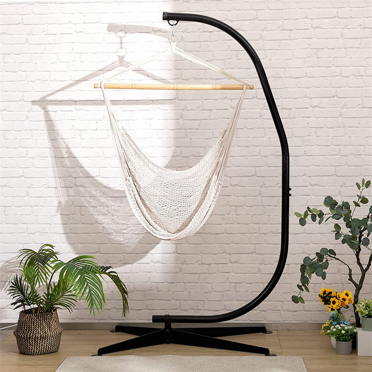 Support en C pour hamac suspendu en métal pour chaise
