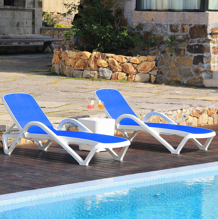 Chaise salon de patio salon à cinq positions