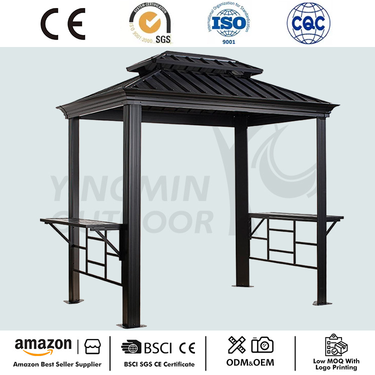 Gazebo de grillade barbecue en plein air