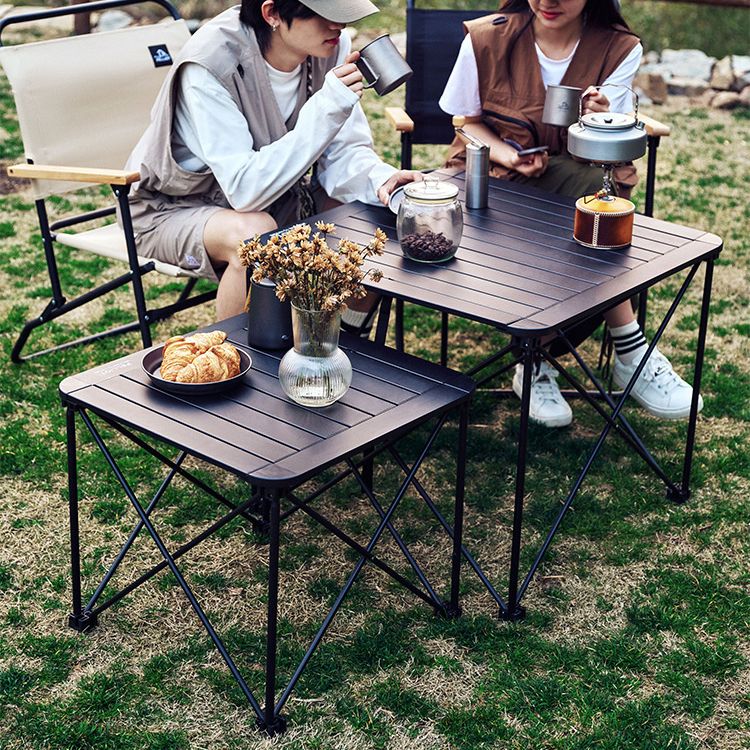 Table de plage de camping en plein air