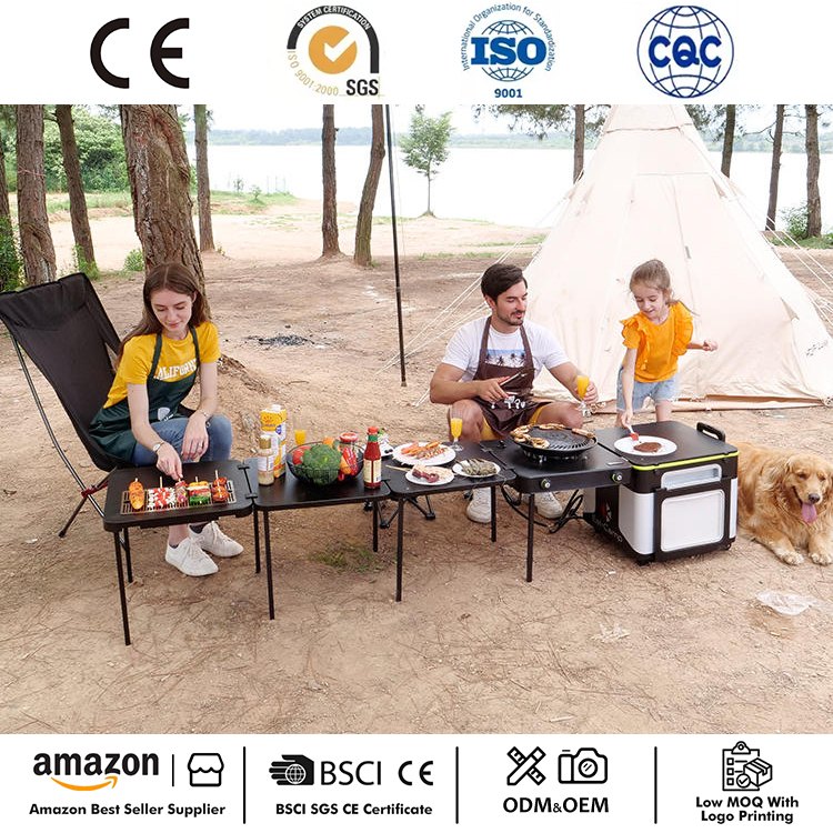 Cuisine multifonctionnelle de camping en plein air
