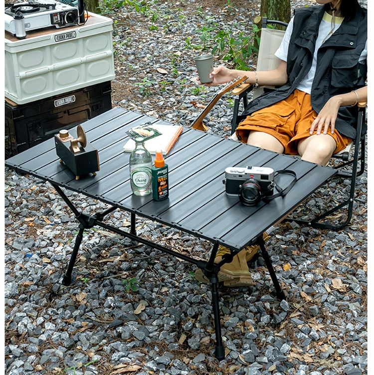 Table de camping pliante extérieure