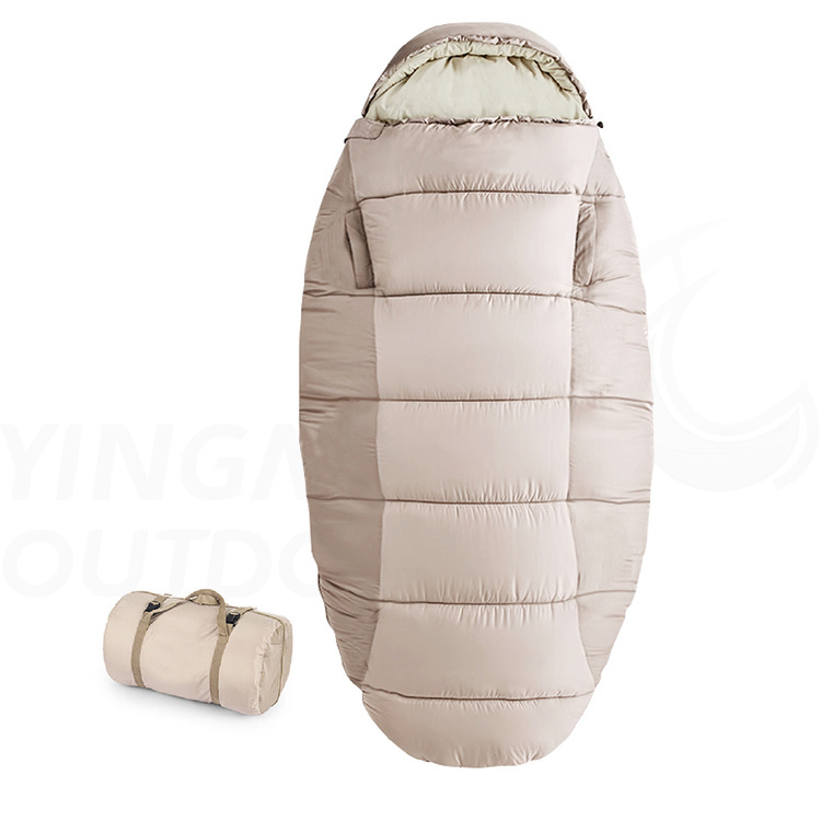 Sac de couchage en coton ovale