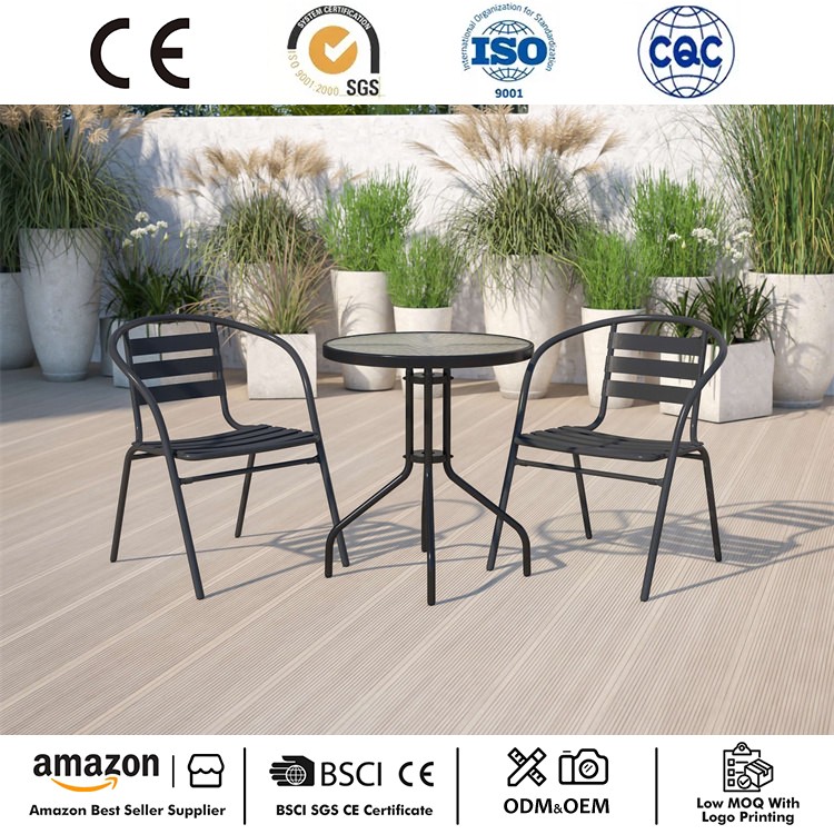 Ensemble de meubles de salle à manger de bistro de patio