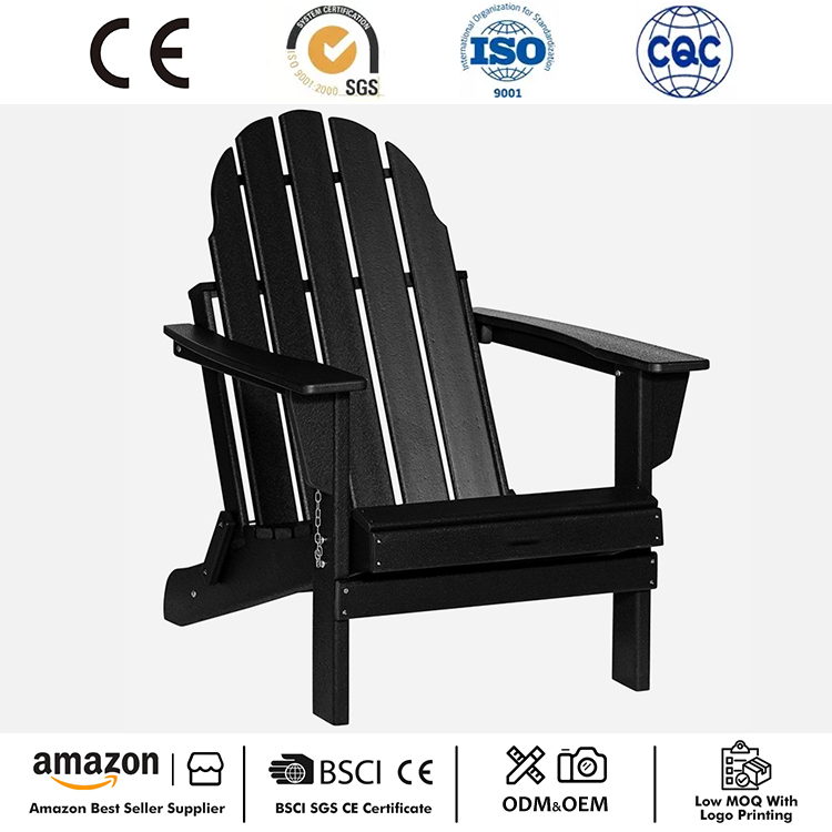 Chaise Adirondack pliante en plastique