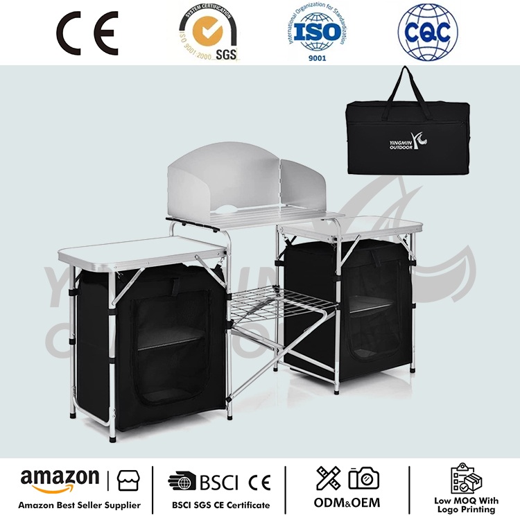 Table de cuisine de camping portable