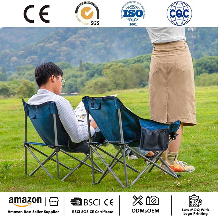 Chaise de pêche de camping pliante portable