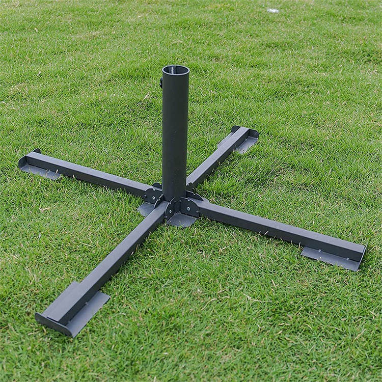 Base de parapluie de patio pliable pour l'extérieur