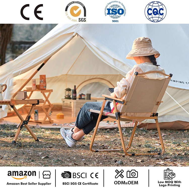Chaise de camping pliable ultralégère