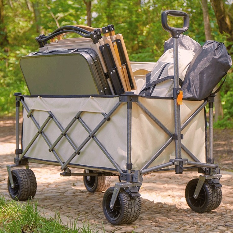 Wagon d'épicerie de camping utilitaire