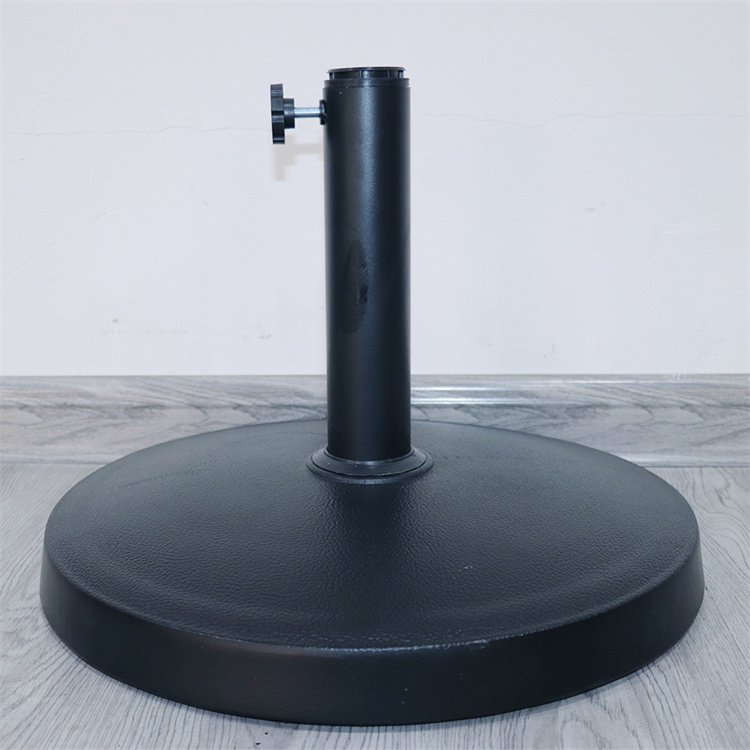 Base de parasol ronde en béton de 17 po