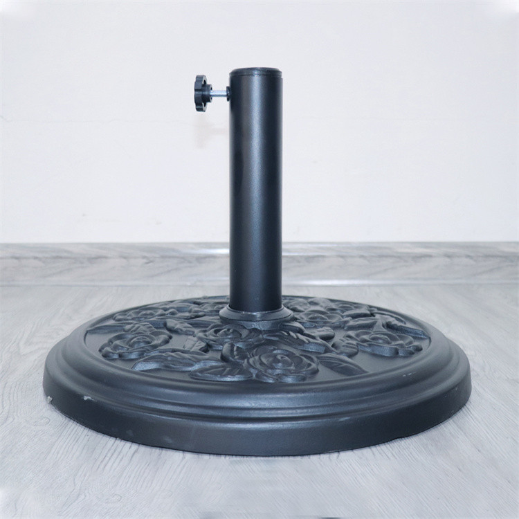 Support de base de parapluie rond de 18 po et 20 lb