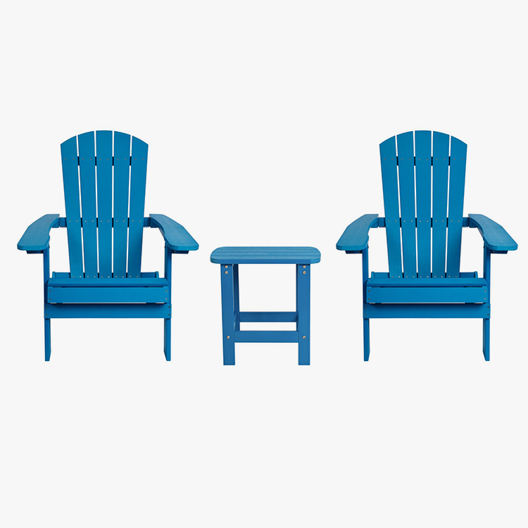 Ensemble de 3 chaises Adirondack