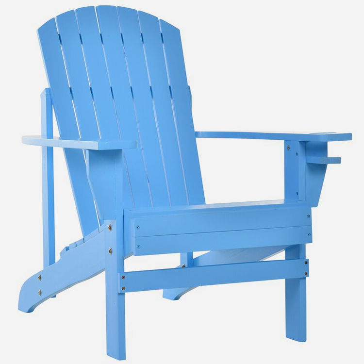 Chaise Adirondack en bois d'extérieur
