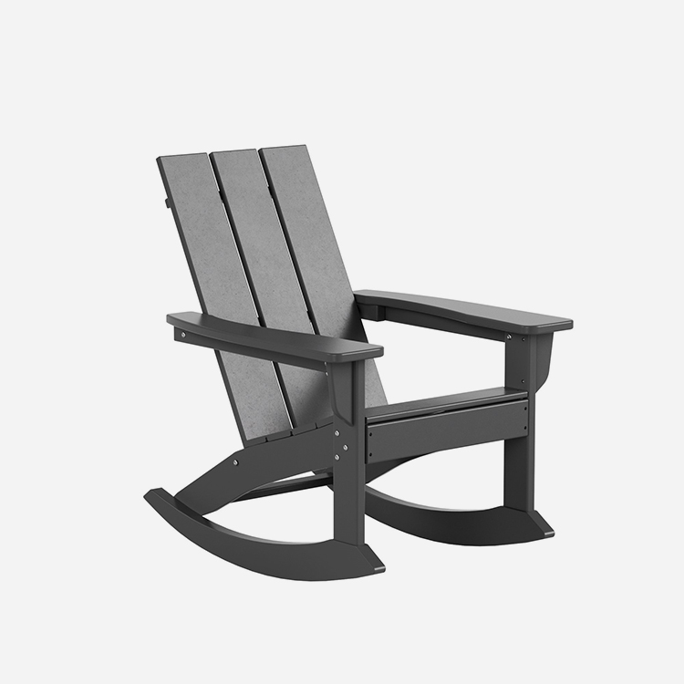 Chaises à bascule en plastique Adirondack modernes