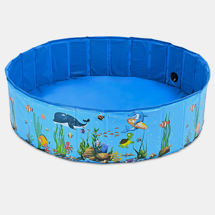 Piscine de bain pour chien de compagnie pliable en plein air