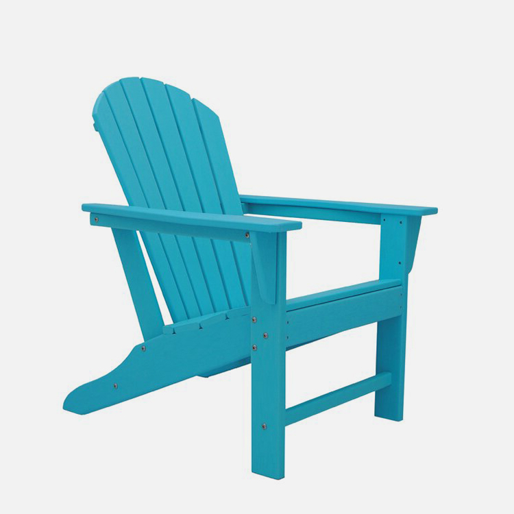 Chaise Adirondack en bois de résine pour patio extérieur