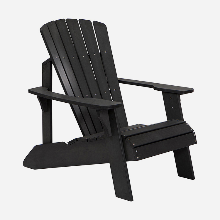 Chaise Adirondack d'extérieur en bois de résine